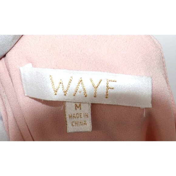 WAYF Womens Pink Sleeveless Halter Bodysuit Size M Adjustable Straps Coquette - Picture 2 of 8